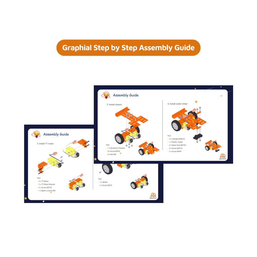 Kit de robô educacional Mars Rover - 5